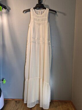 Grecian Goddess Style 2pc Sheer Flowy Dress. Size XS. Free Jewelry W/Purchase!!
